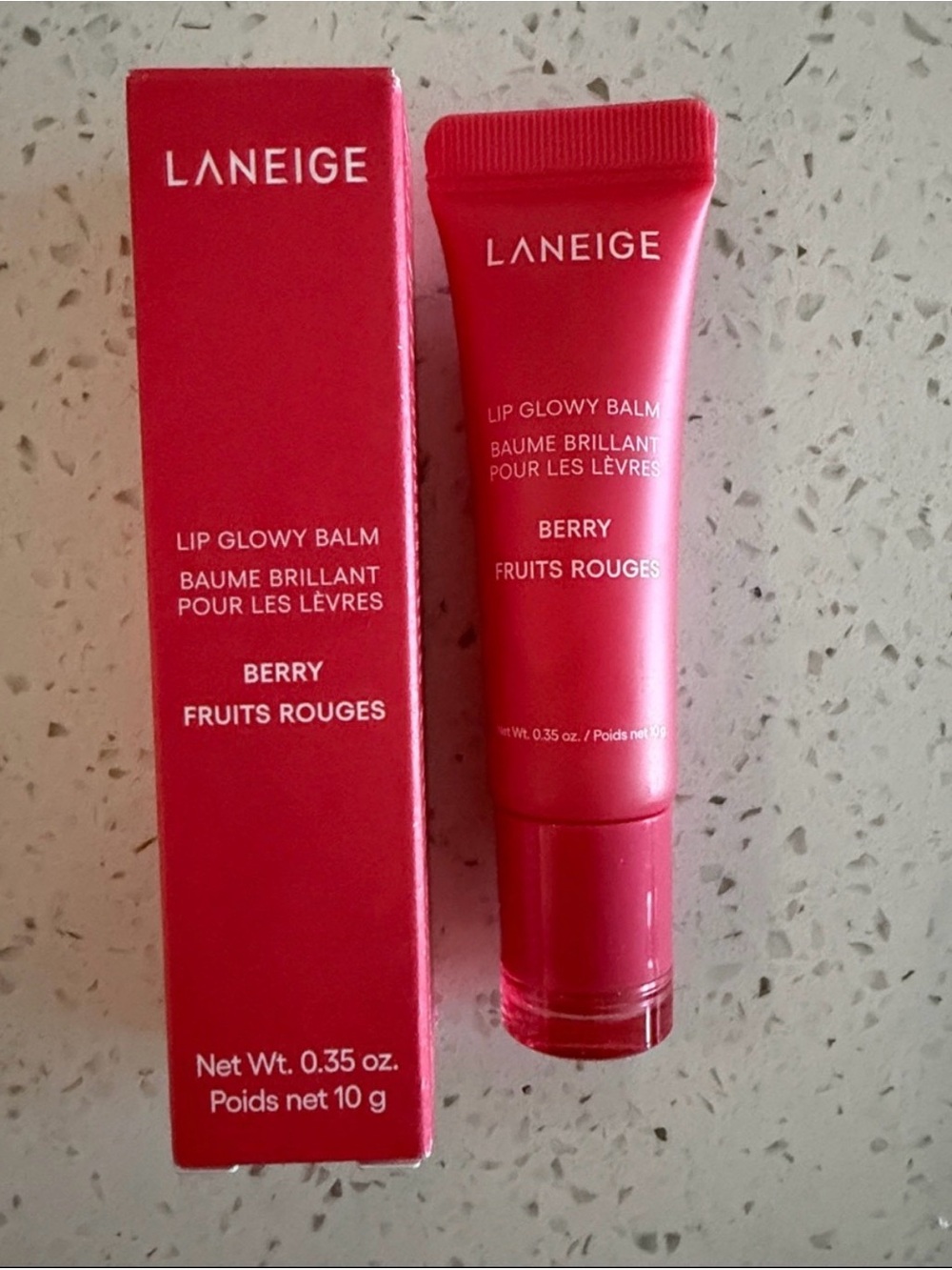 BNIB LANEIGE Lip Glowy Balm - Berry Red